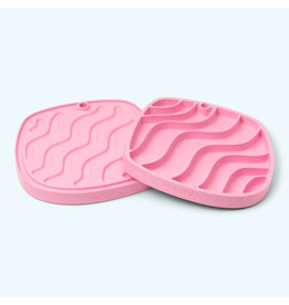 West Paw West Paw Sea Flex | Dog Feast Mat Waves Bubblegum Pink Limited Edition