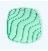 West Paw West Paw Sea Flex | Dog Feast Mat Waves Mint Green Limited Edition