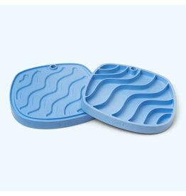 West Paw West Paw Sea Flex | Dog Feast Mat Waves Periwinkle Purple Limited Edition