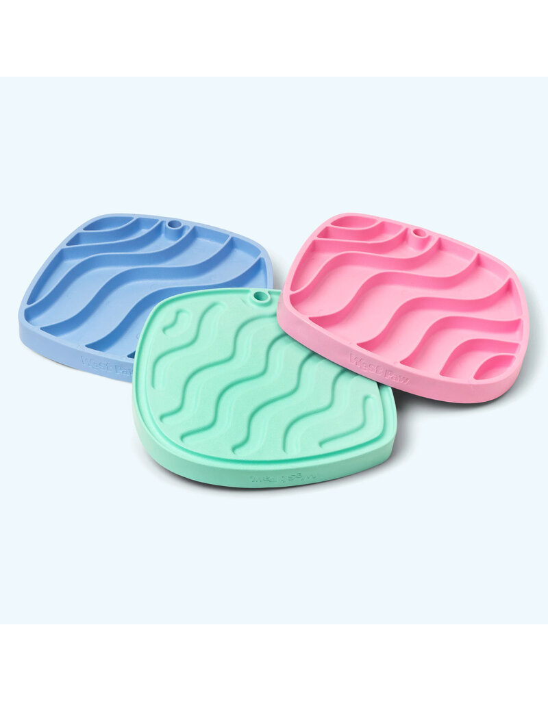 West Paw West Paw Sea Flex | Dog Feast Mat Waves Periwinkle Purple Limited Edition