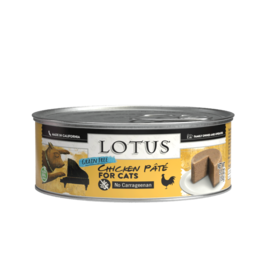 Lotus Natural Pet Food Lotus Pate Canned Cat Food | Grain Free Chicken & Vegetable 5.3 oz CASE/24