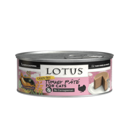 Lotus Natural Pet Food Lotus Pate Canned Cat Food | Grain Free Turkey 5.3 oz CASE/24