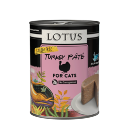 Lotus Natural Pet Food Lotus Pate Canned Cat Food | Grain Free Turkey 12.5 oz CASE/12