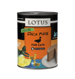 Lotus Natural Pet Food Lotus Pate Canned Cat Food | Grain Free Duck 12.5 oz CASE/12