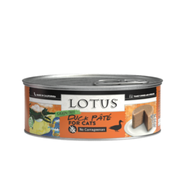 Lotus Natural Pet Food Lotus Pate Canned Cat Food | Grain Free Duck 5.3 oz single