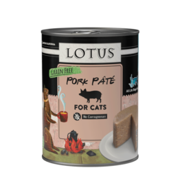 Lotus Natural Pet Food Lotus Pate Canned Cat Food | Grain Free Pork 12.5 oz CASE/12