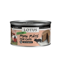 Lotus Natural Pet Food Lotus Pate Canned Cat Food | Grain Free Pork 2.75 oz CASE/24