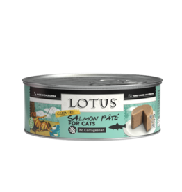 Lotus Natural Pet Food Lotus Pate Canned Cat Food | Grain Free Salmon 5.3 oz single