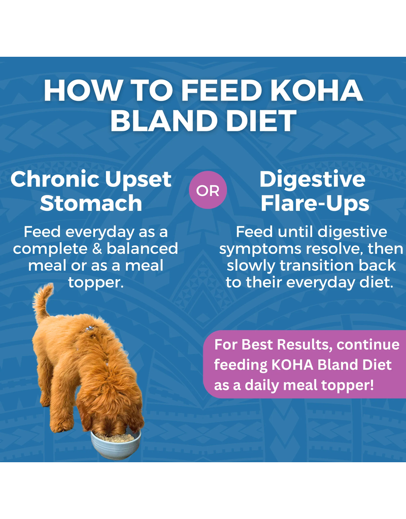 Koha Koha Bland Diet Dog Food | LID Lamb & White Rice w/ Pumpkin Pouch 12.5 oz single