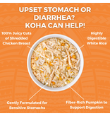 Koha Koha Bland Diet Cat Food | LID Chicken Shreds & White Rice w/ Pumpkin Pouch 6 oz single