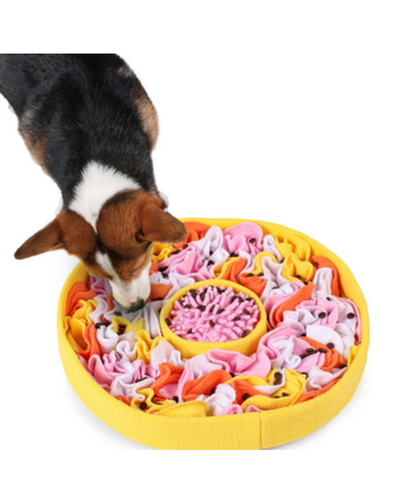 Cheerhunting Cheerhunting Enrichment Toy | Dog Hide Snuffle Bowl Yellow