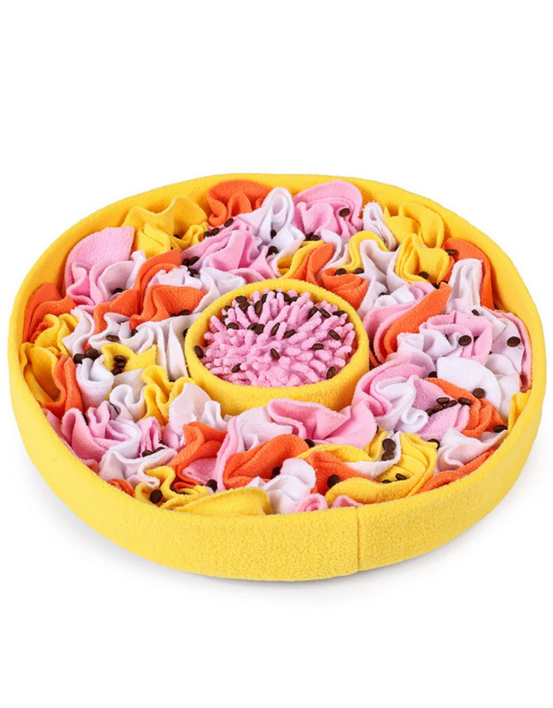 Cheerhunting Cheerhunting Enrichment Toy | Dog Hide Snuffle Bowl Yellow