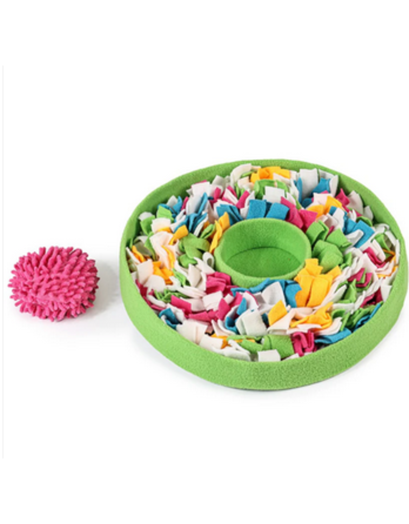 Cheerhunting Cheerhunting Enrichment Toy | Dog Hide Snuffle Bowl Green