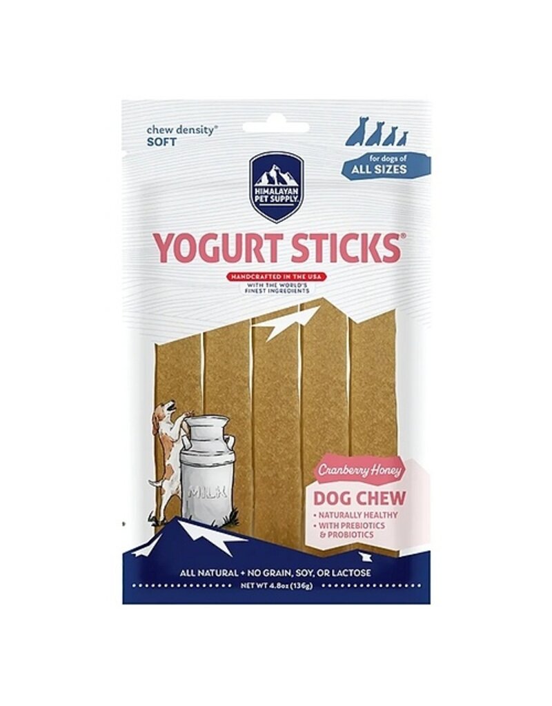 Himalayan Dog Chew Himalayan Dog Treats | Yogurt Sticks Cranberry 4.8 oz