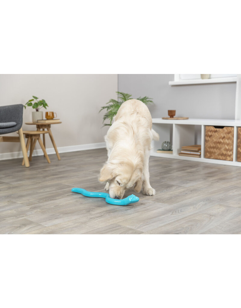 Trixie Pet Trixie Pet Products | Interactive Snack Snake Blue 23.2 in