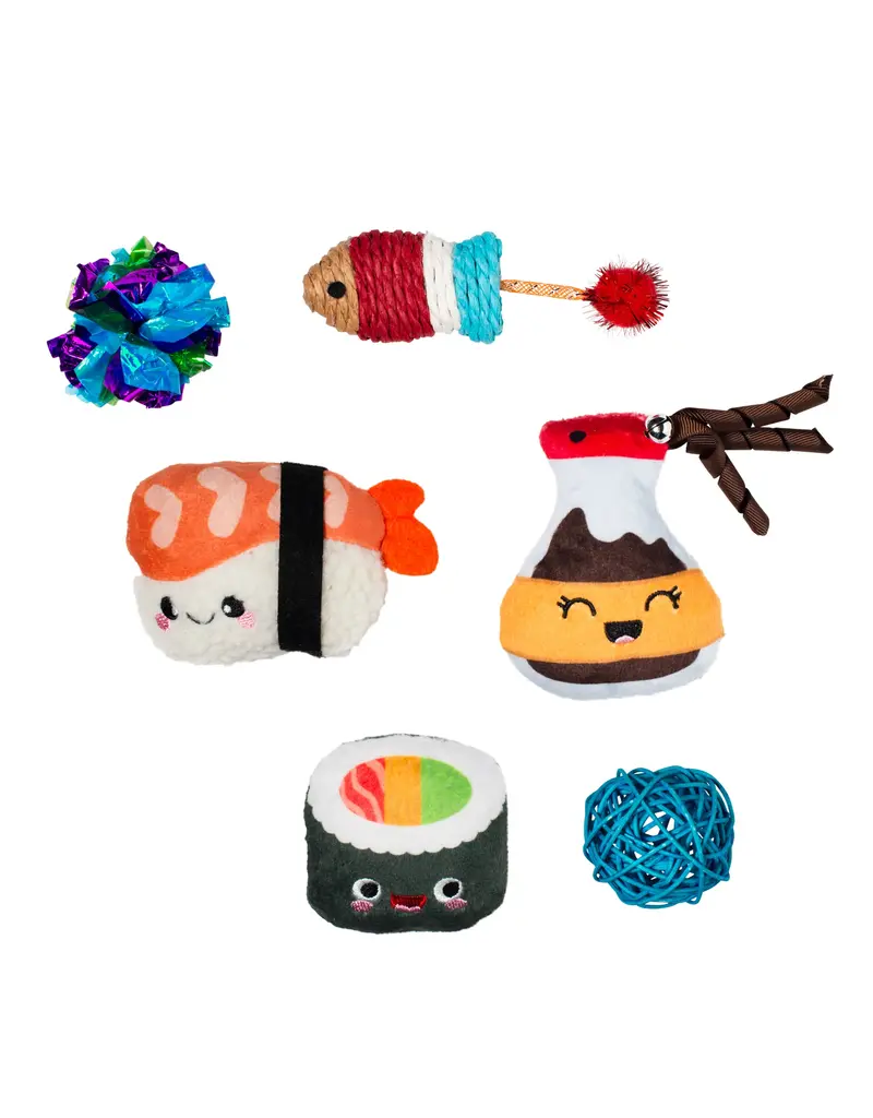 Pet Shop Pet Shop Fringe Studio Cat Toy Box | True Soymates 6 Piece Multipack Toys
