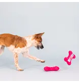 Pet Shop Pet Shop Fringe Studio Plush Dog Toy | It's My Barkday Pink Bones 2 Pack