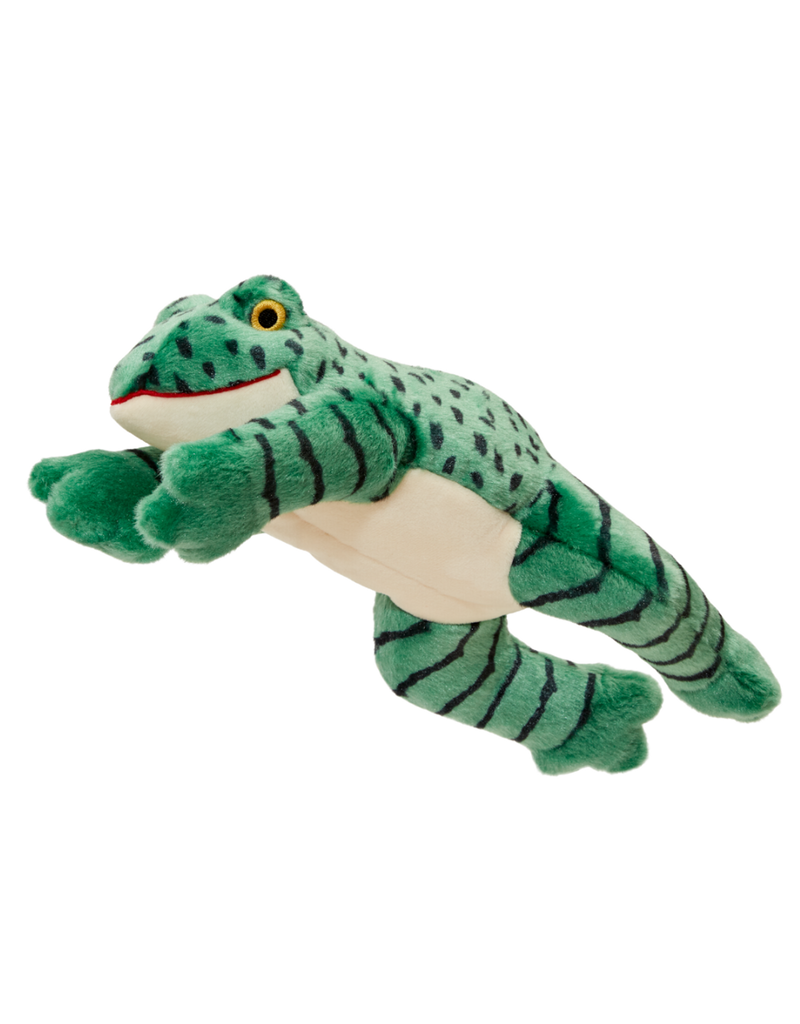 Fluff & Tuff Fluff & Tuff Inc. Dog Toys | Oliver Green Frog Medium