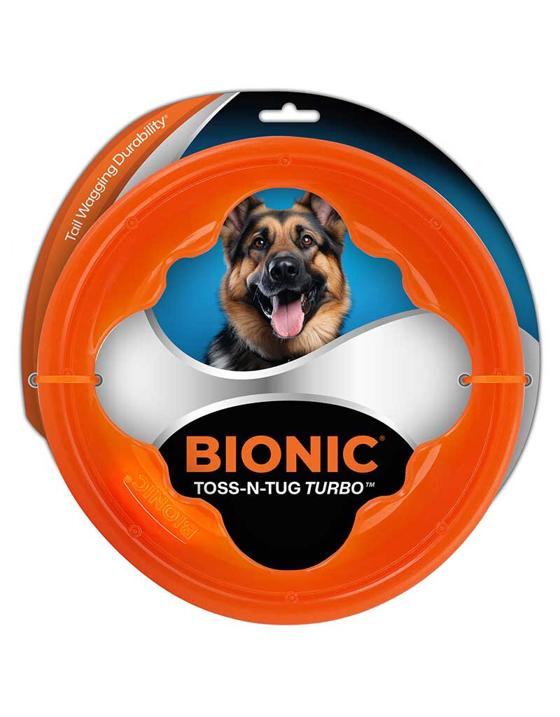 Bionic Dog Toys Bionic Dog Toys | Toss-N-Tug Turbo Orange