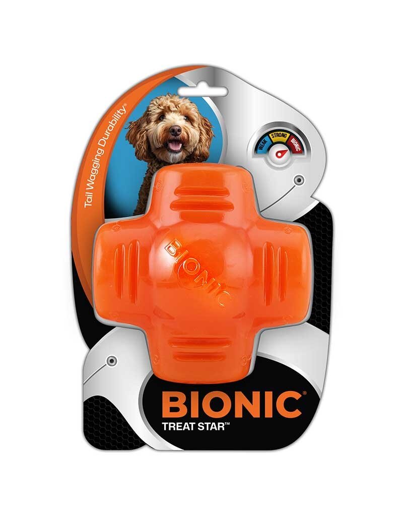 Bionic Dog Toys Bionic Dog Toys | Treat Star Orange