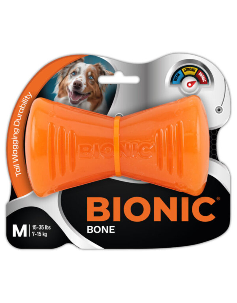 Bionic Dog Toys Bionic Dog Toys | Bone Medium Orange