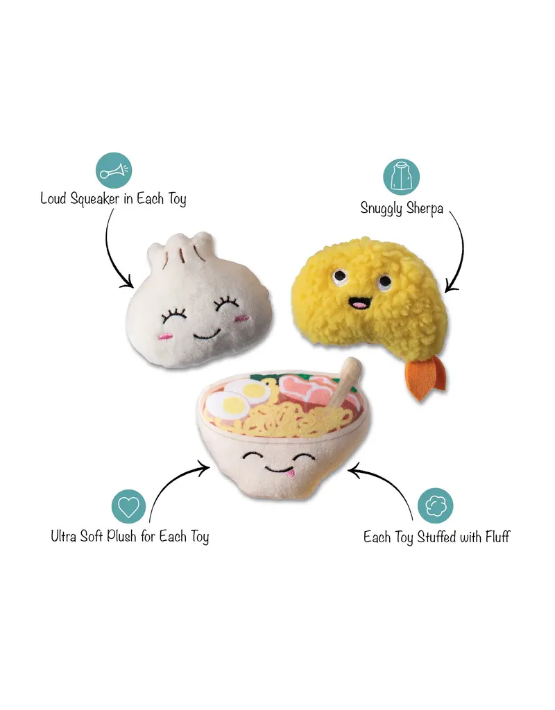Pet Shop Pet Shop Fringe Studio Plush Dog Toy | Soy Into You 3 Pack Mini Set