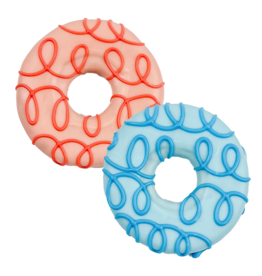 Bosco and Roxy's Bosco & Roxy's Bark-Day Collection | Large Donut Blue or Pink single