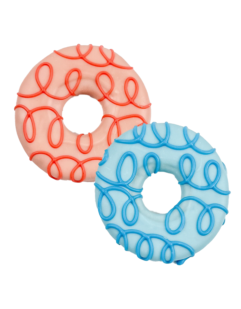 Bosco and Roxy's Bosco & Roxy's Bark-Day Collection | Large Donut Blue or Pink single