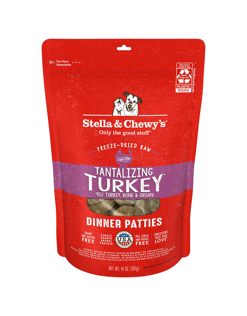 Stella & Chewy's Stella & Chewy's Freeze Dried Dog Food | Tantalizing Turkey Dinner 14 oz