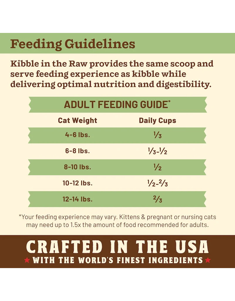 Primal Pet Foods Primal Kibble In The Raw | Feline Beef 1.5 lb