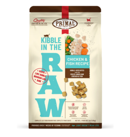 Primal Pet Foods Primal Kibble In The Raw | Feline Chicken & Fish 1.5 lb