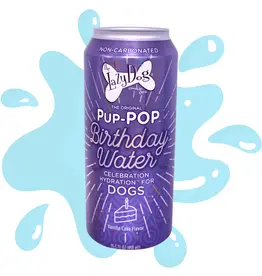 Lazy Dog Cookie Co. Lazy Dog Pup-Pop Dog Treats | Birthday Water Vanilla Cake Flavor 15.5 oz