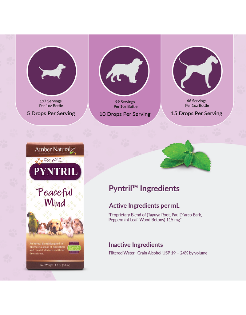 Amber Naturalz Amber Naturalz | Pyntril Peaceful Mind 1 oz