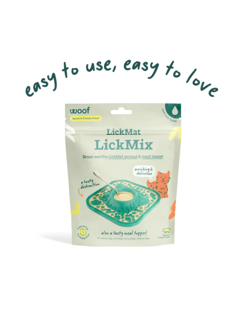 Woof Woof Pupsicle | Powdered Lick Mix Bacon & Cheese Recipe 5.5 oz