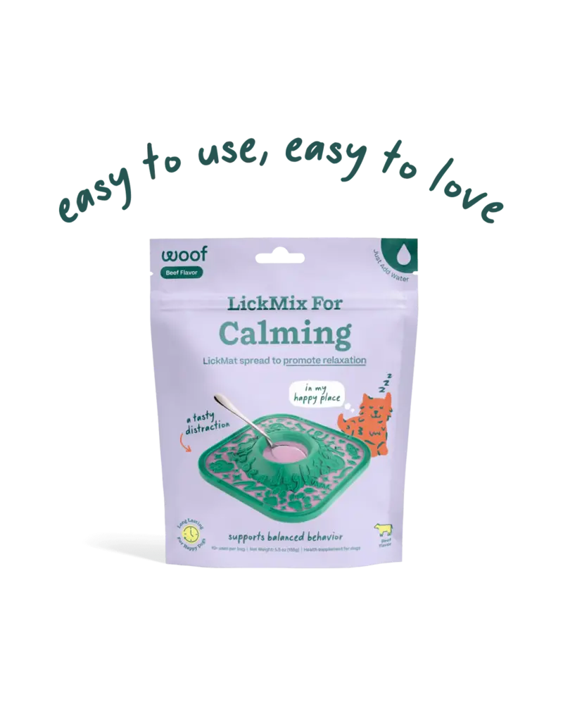 Woof Woof Pupsicle | Powdered Lick Mix Calming Beef Recipe 5.5 oz