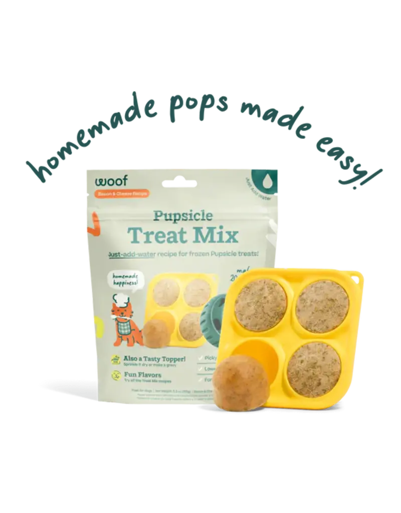 Woof Woof Pupsicle | Powdered Treat Mix Bacon & Cheese Recipe 5.5 oz