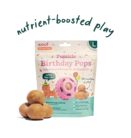 Woof Woof Pupsicle | Birthday Pops Peanut Butter & Cake Refill Extra Large (XL)
