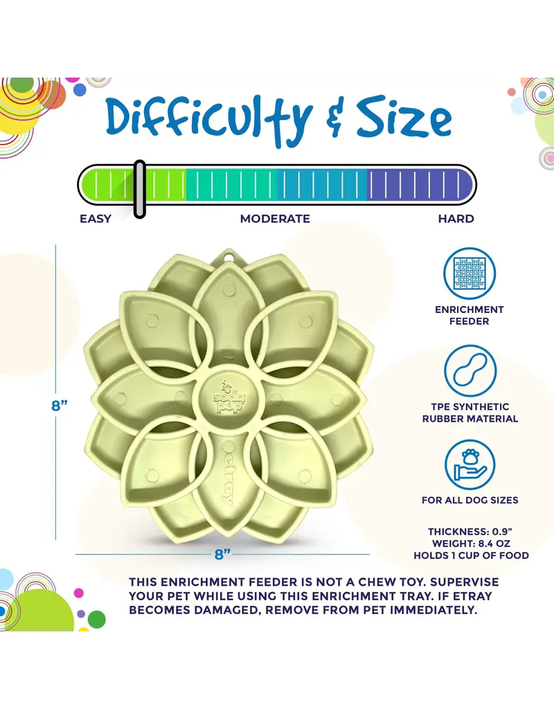 SodaPup SodaPup Enrichment Feeder | Softie Mandala Pastel Green