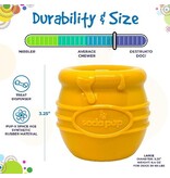 SodaPup SodaPup Enrichment Toys | Honey Pot Yellow Extra Large (XL)