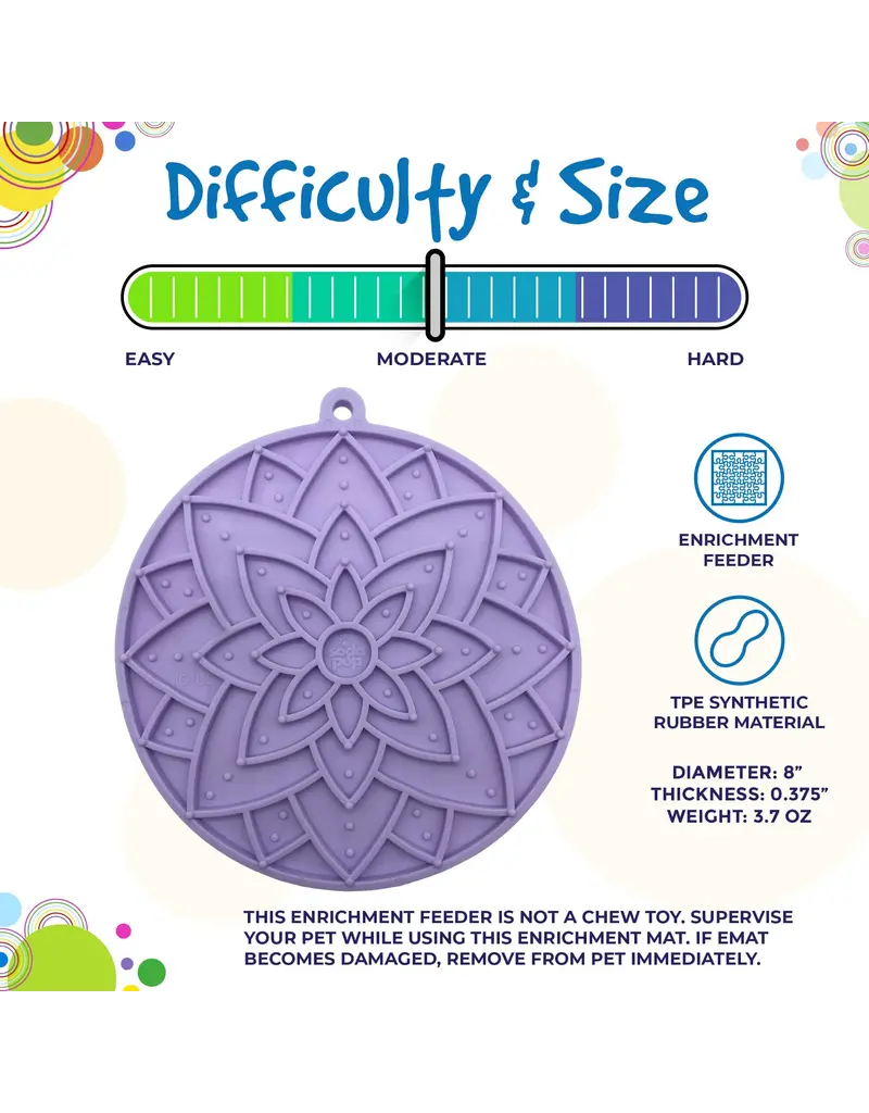 SodaPup SodaPup E-Mat | Lotus Pastel Purple