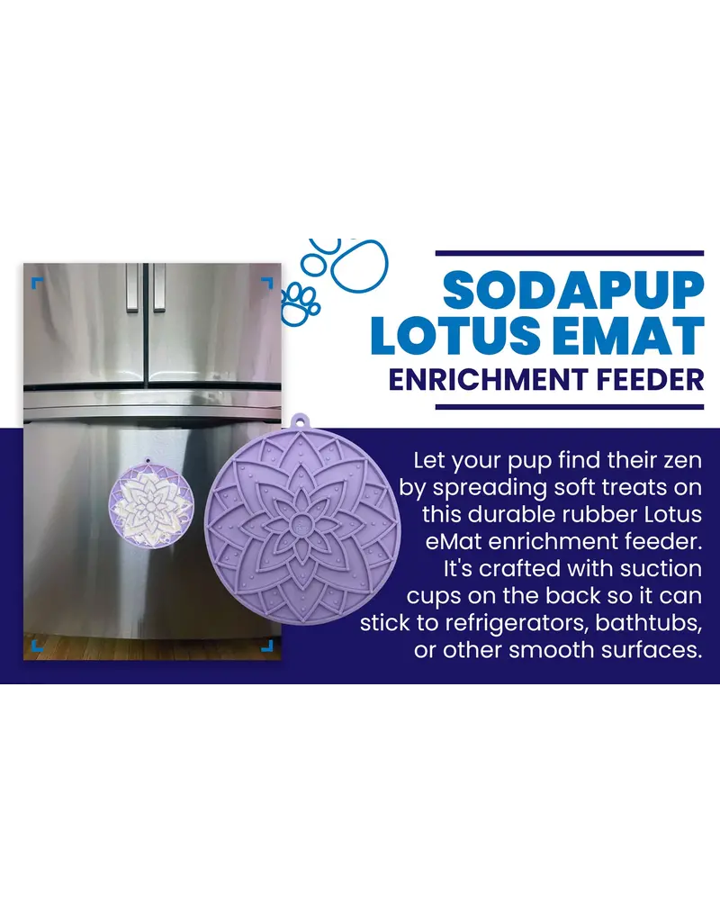 SodaPup SodaPup E-Mat | Lotus Pastel Purple