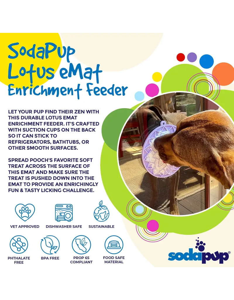 SodaPup SodaPup E-Mat | Lotus Pastel Purple