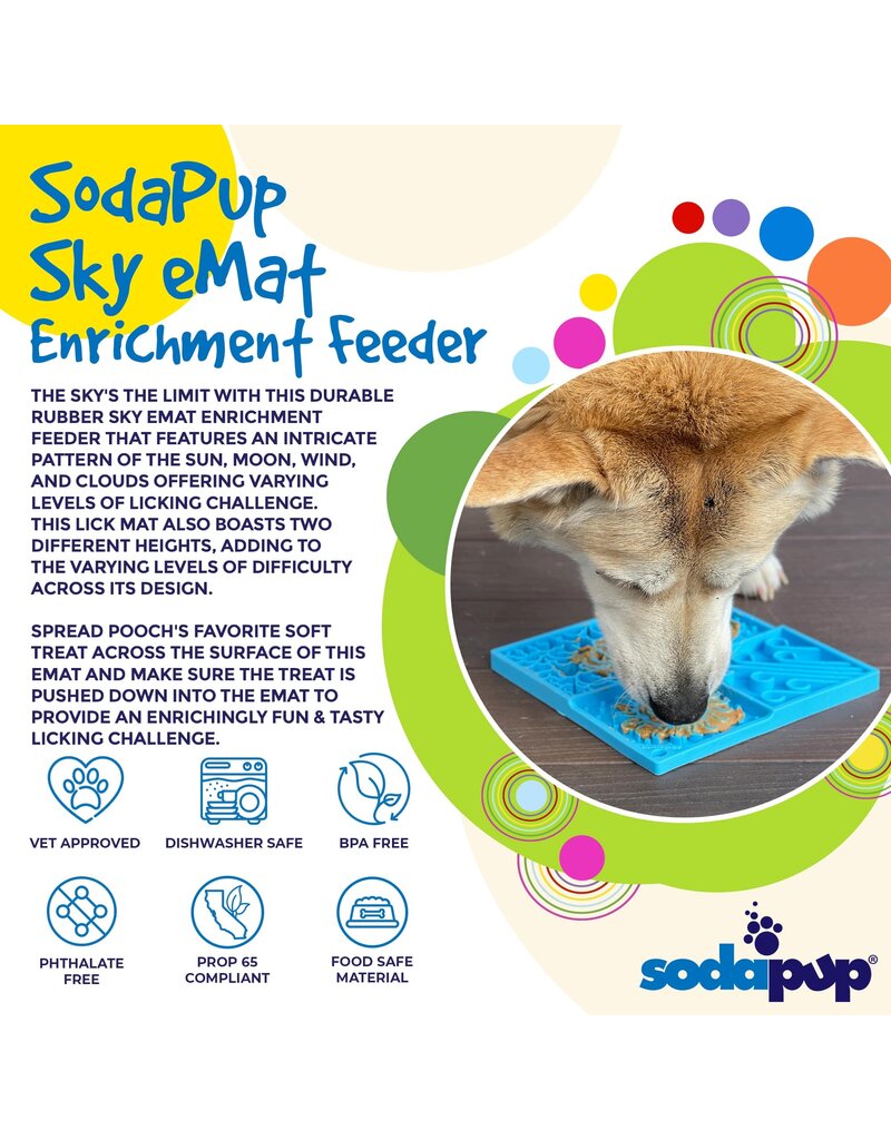 SodaPup SodaPup E-Mat | Sky Design Yellow