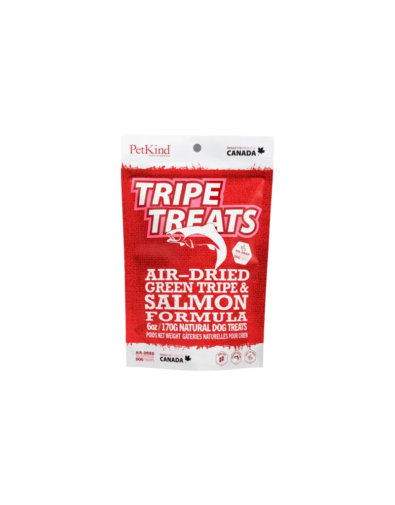 Petkind PetKind Dog Jerky Treats | Salmon & Lamb Tripe 6 oz