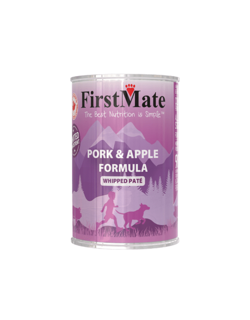 Firstmate FirstMate LID Canned Dog Food | Pork & Apple 12.2 oz CASE