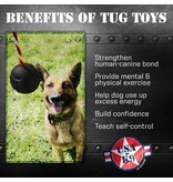 SodaPup SodaPup Enrichment Toys | Reward Ball w/ Rope Magnum Black