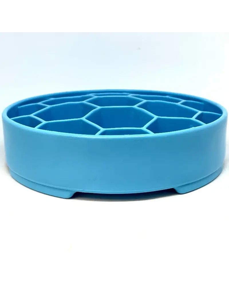 SodaPup SodaPup Enrichment Bowl | Honeycomb Blue