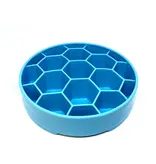 SodaPup SodaPup Enrichment Bowl | Honeycomb Blue