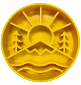 SodaPup SodaPup Enrichment Bowl | Great Outdoors Yellow
