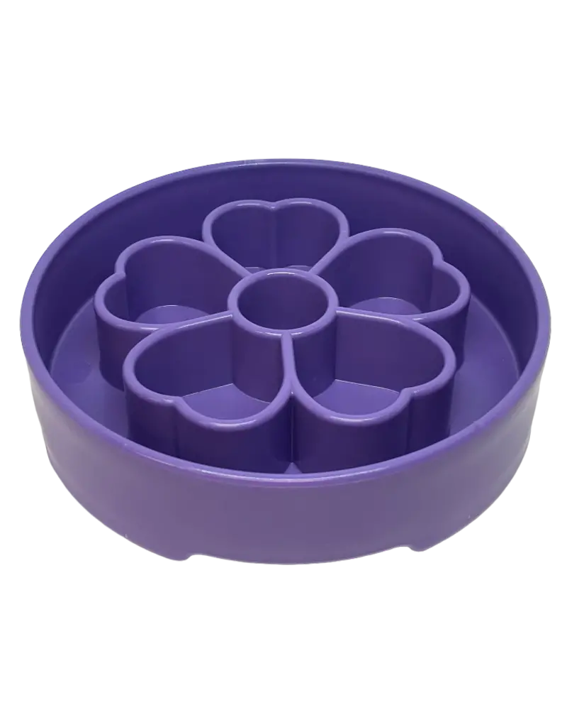 SodaPup SodaPup Enrichment Bowl | Flower Bowl Purple